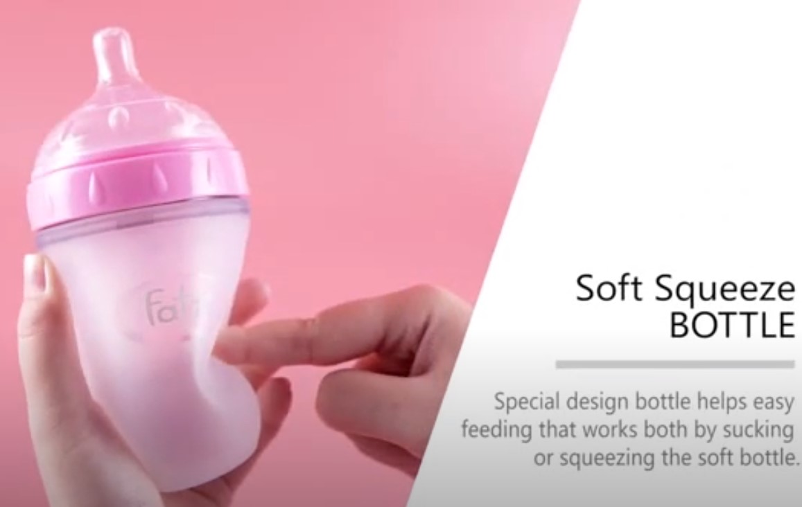 Bình sữa Silicone cổ siêu rộng