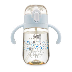 Bình PPSU có ống nhựa 2 tay cầm với phao 360 độ 250ml - Sippy 2 (Xanh)