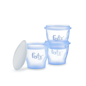 Cốc trữ thức ăn dặm (Bộ 3 cốc) 85 ML Fatzbaby FB0010N