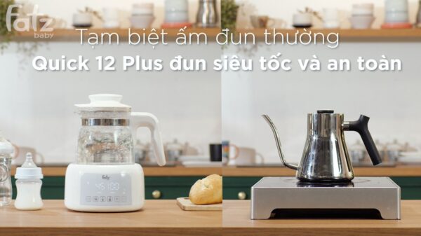 MÁY ĐUN VÀ HÂM NƯỚC PHA SỮA - QUICK 12 PLUS+ - FB3504BH