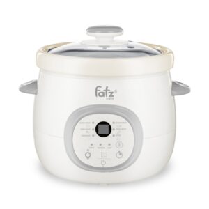 Fatzbaby Slow 5 giúp mẹ nấu và chế biến những bữa ăn trọn dinh dưỡng cho gia đình. Slow 5 là nồi nấu chậm thông minh được đánh giá là một trong những trợ thủ đắc lực cho mỗi bữa cơm gia đình.