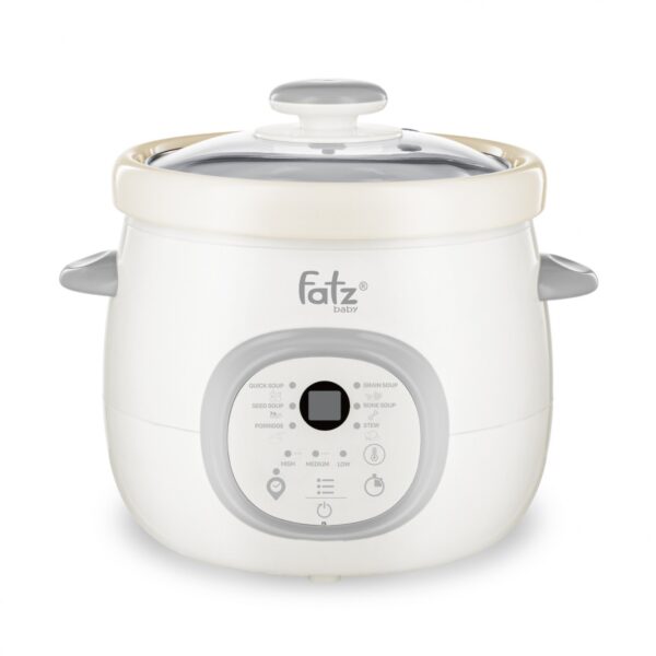 Fatzbaby Slow 5 giúp mẹ nấu và chế biến những bữa ăn trọn dinh dưỡng cho gia đình. Slow 5 là nồi nấu chậm thông minh được đánh giá là một trong những trợ thủ đắc lực cho mỗi bữa cơm gia đình.