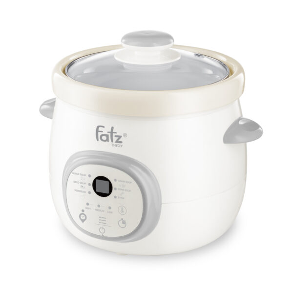 Fatzbaby Slow 5 giúp mẹ nấu và chế biến những bữa ăn trọn dinh dưỡng cho gia đình. Slow 5 là nồi nấu chậm thông minh được đánh giá là một trong những trợ thủ đắc lực cho mỗi bữa cơm gia đình.