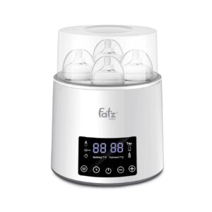 Máy hâm sữa tiệt trùng điện tử 4 bình - Quatro 1 - Fatzbaby FB3015CY