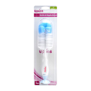 Bộ cọ rửa bình sữa, núm ti không BPA Upass (Made in Thailand) UP7004N