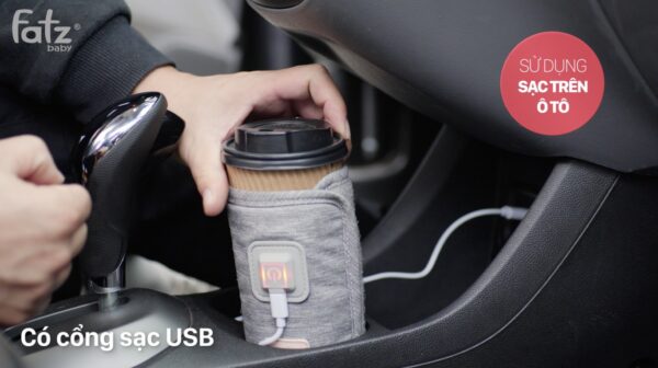 Dụng cụ hâm sữa xách tay Fatzbaby Ready 1 - FB3101TN (Không kèm Adaptor)