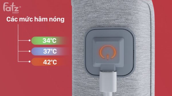 Dụng cụ hâm sữa xách tay Fatzbaby Ready 1 - FB3101TN (Không kèm Adaptor)