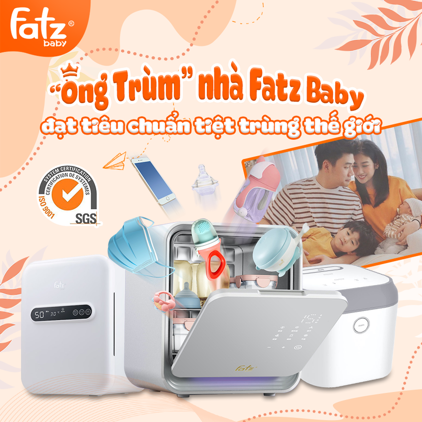 Thông báo kết quả thử nghiệm: máy tiệt trùng UV Fatzbaby tiêu diệt 99,99% các loại vi khuẩn gây hại