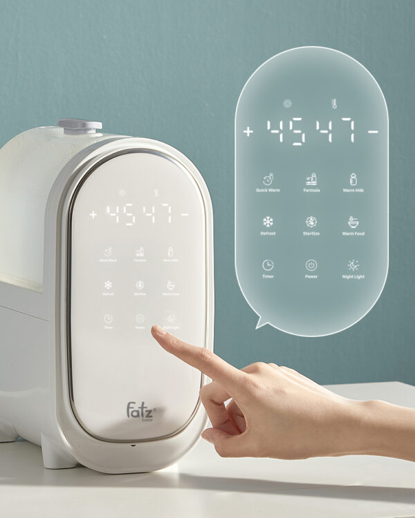 Máy hâm sữa tiệt trùng điện tử 2 bình Fatzbaby Duo 6 - FB3090CY